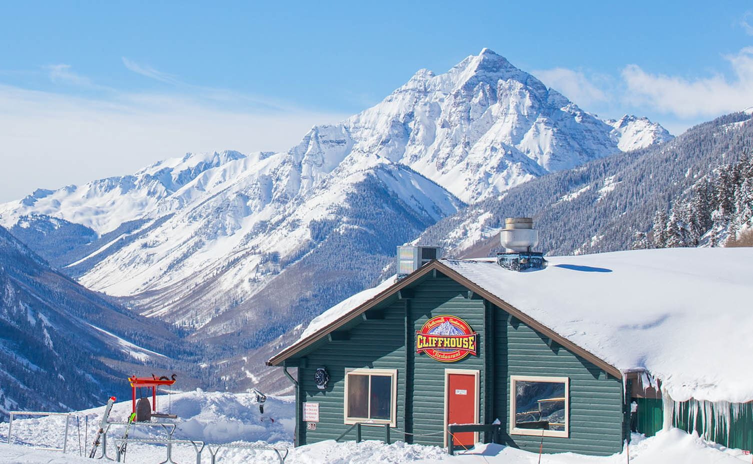 Pyramid peak above Cliffhouse restaurant
